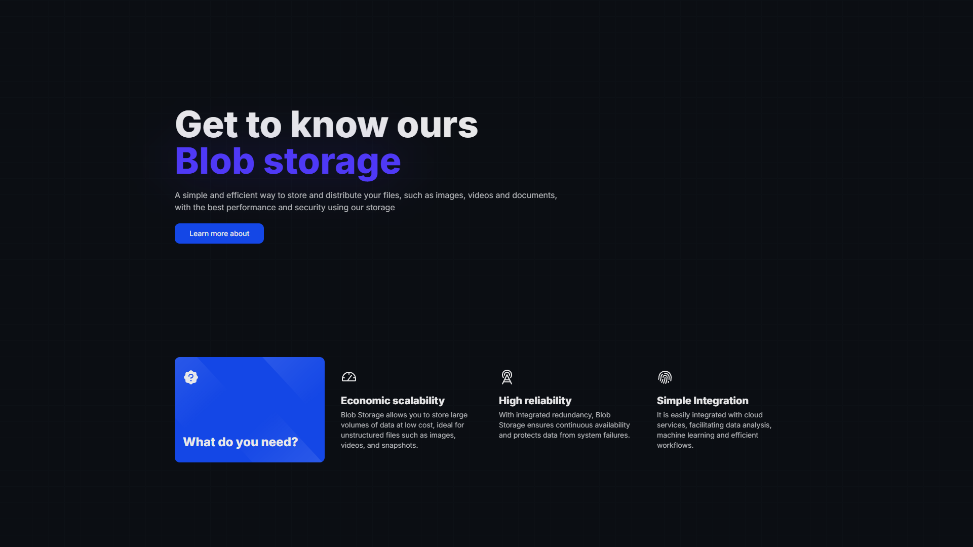 Blob Storage